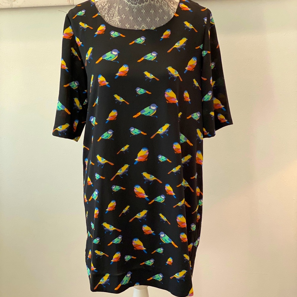 Bird Shift Dress